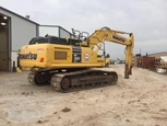 Used Excavator in yard